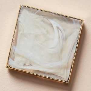 Anthropologie Swirled Glass Coasters
